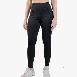 NWT ZIPHERS leggings Front To Back Zipper XL Blk Yoga Pants Hiking Camping $100